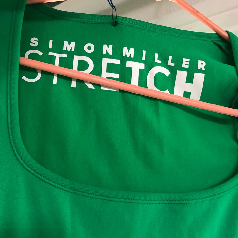 XS body con Simone Miller dress in green! Brand new